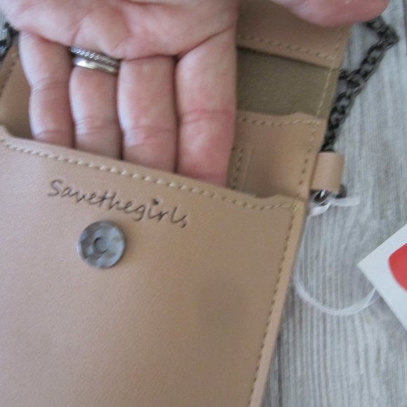 NEW - SAVE THE GIRLS - Phone Touch Screen Purse - Picture 3 of 5